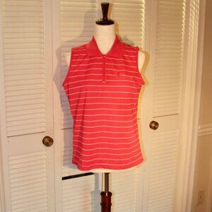 Striped sleeveless Polo size medium-Byron Nelson shirt